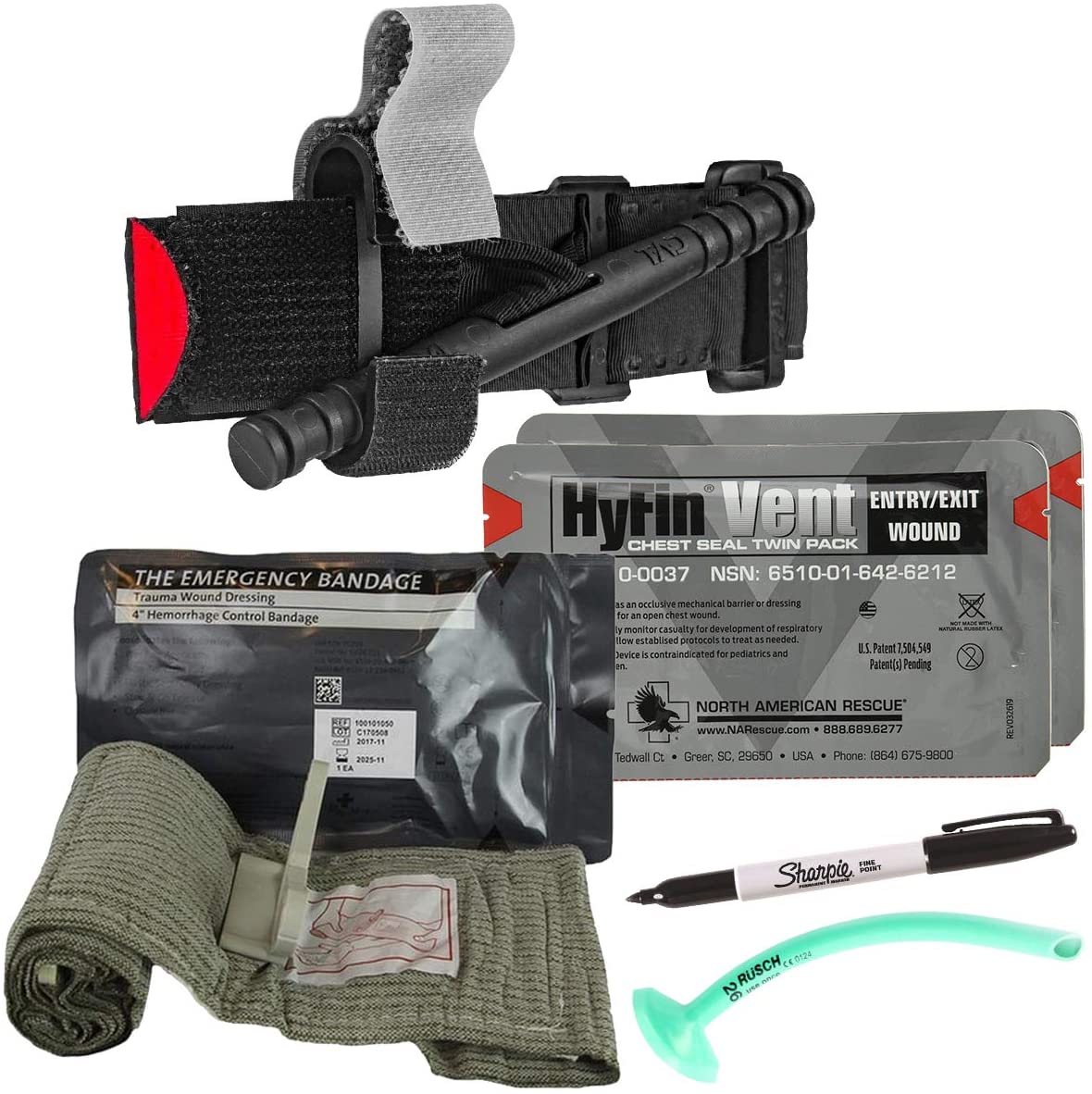 Scherber Premium First Responder Trauma Kit W/Bleeding Control - Fully