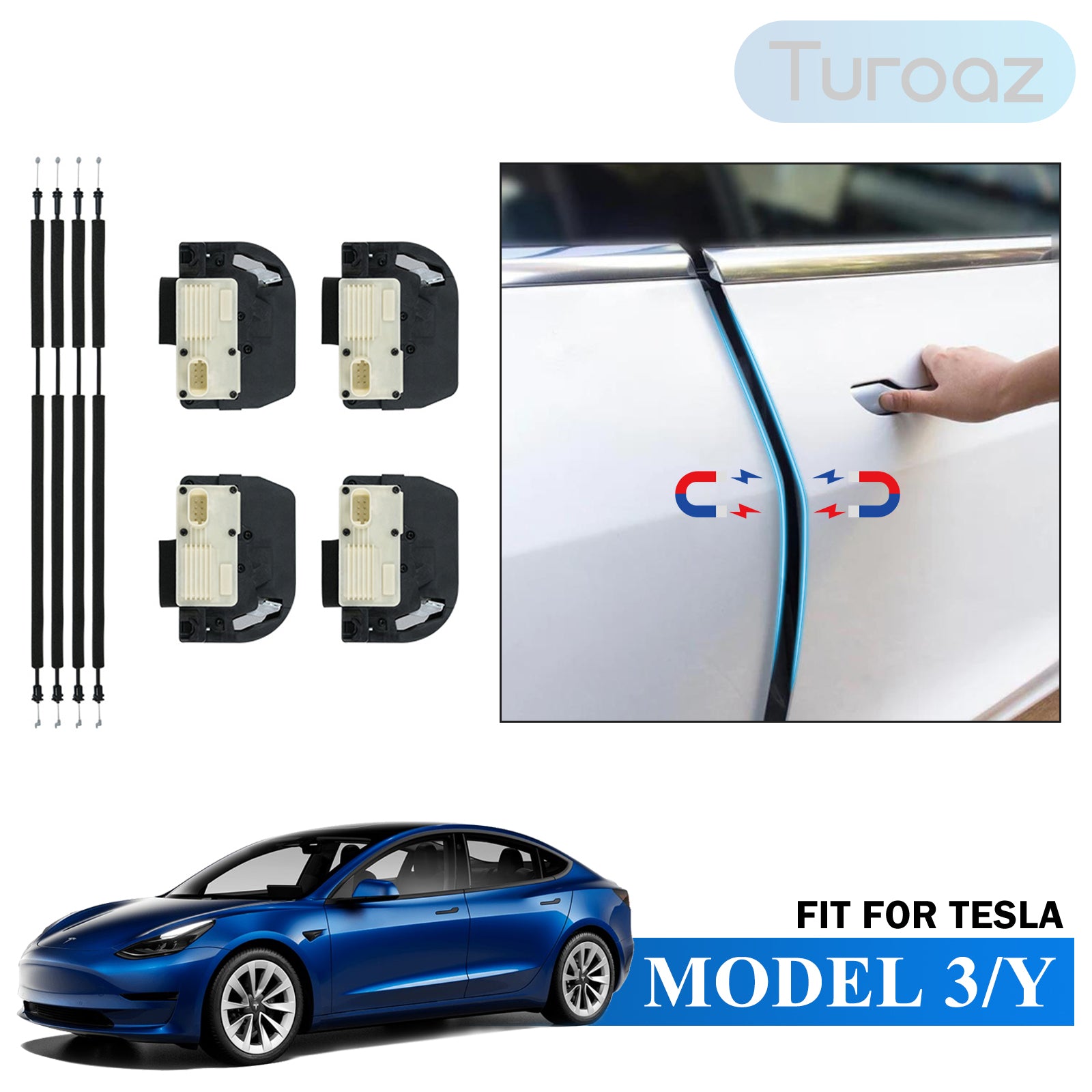 Turoaz Floor Mats Fit For Tesla Model Y 2021up, Interior Accessories (