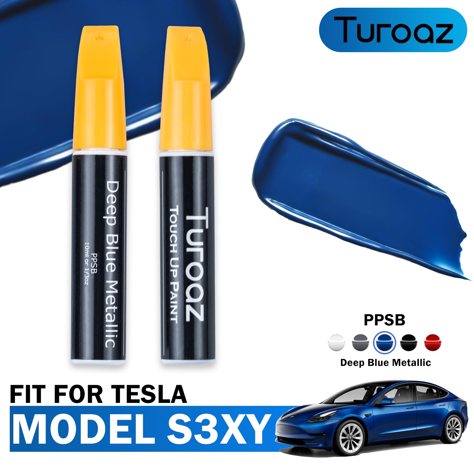 EVAAM® Touch Up Paint Pens for Model 3/Y Accessories (2017-2023)