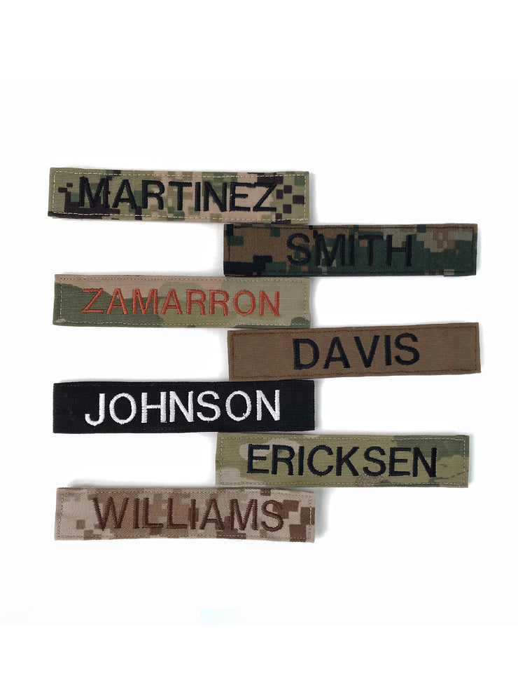 Embroidered Name Tag with hook tape | Military accessories. –
