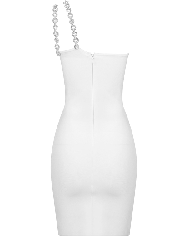 Isha White Mini Dress – Catwalk Connection