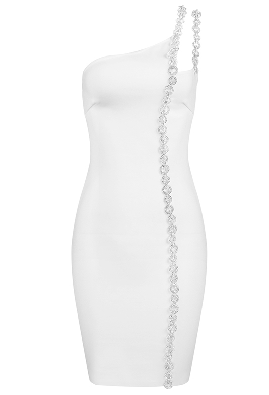 Isha White Mini Dress – Catwalk Connection