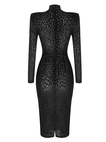 Masha Black Midi Dress – Catwalk Connection