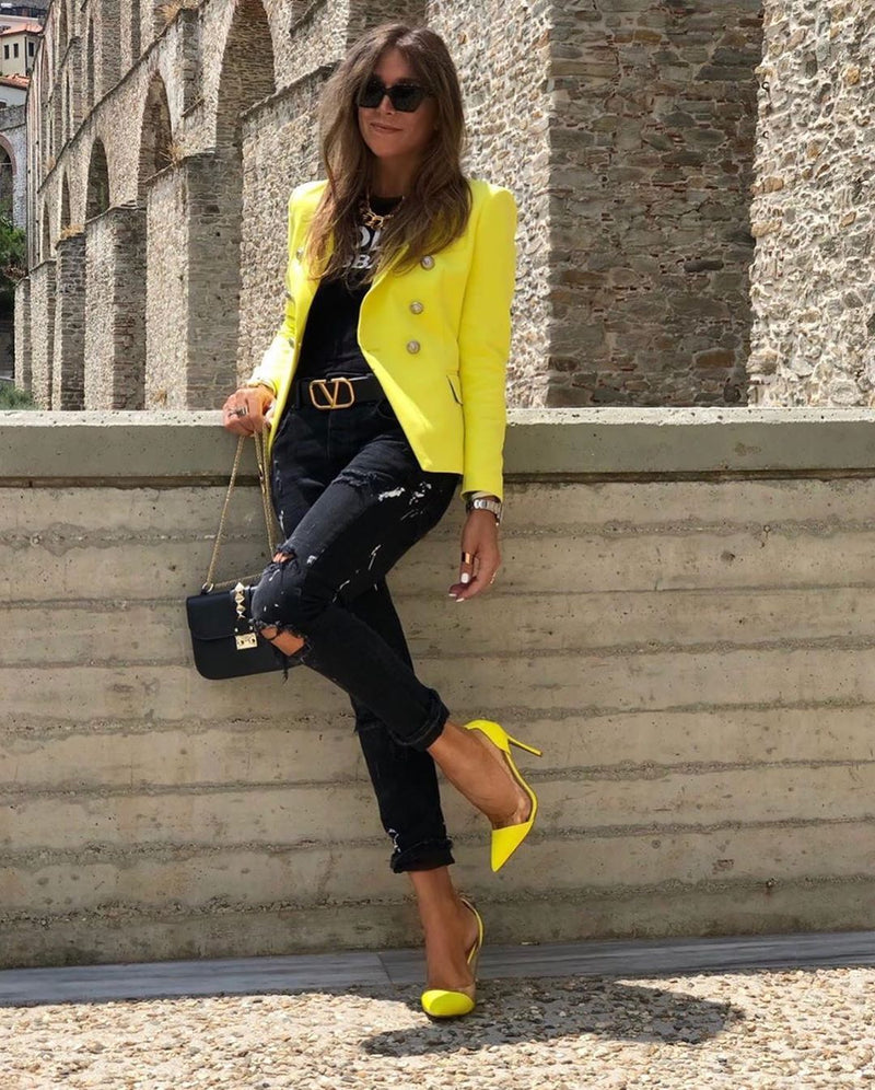 Nadine Yellow Jacket – Catwalk Connection