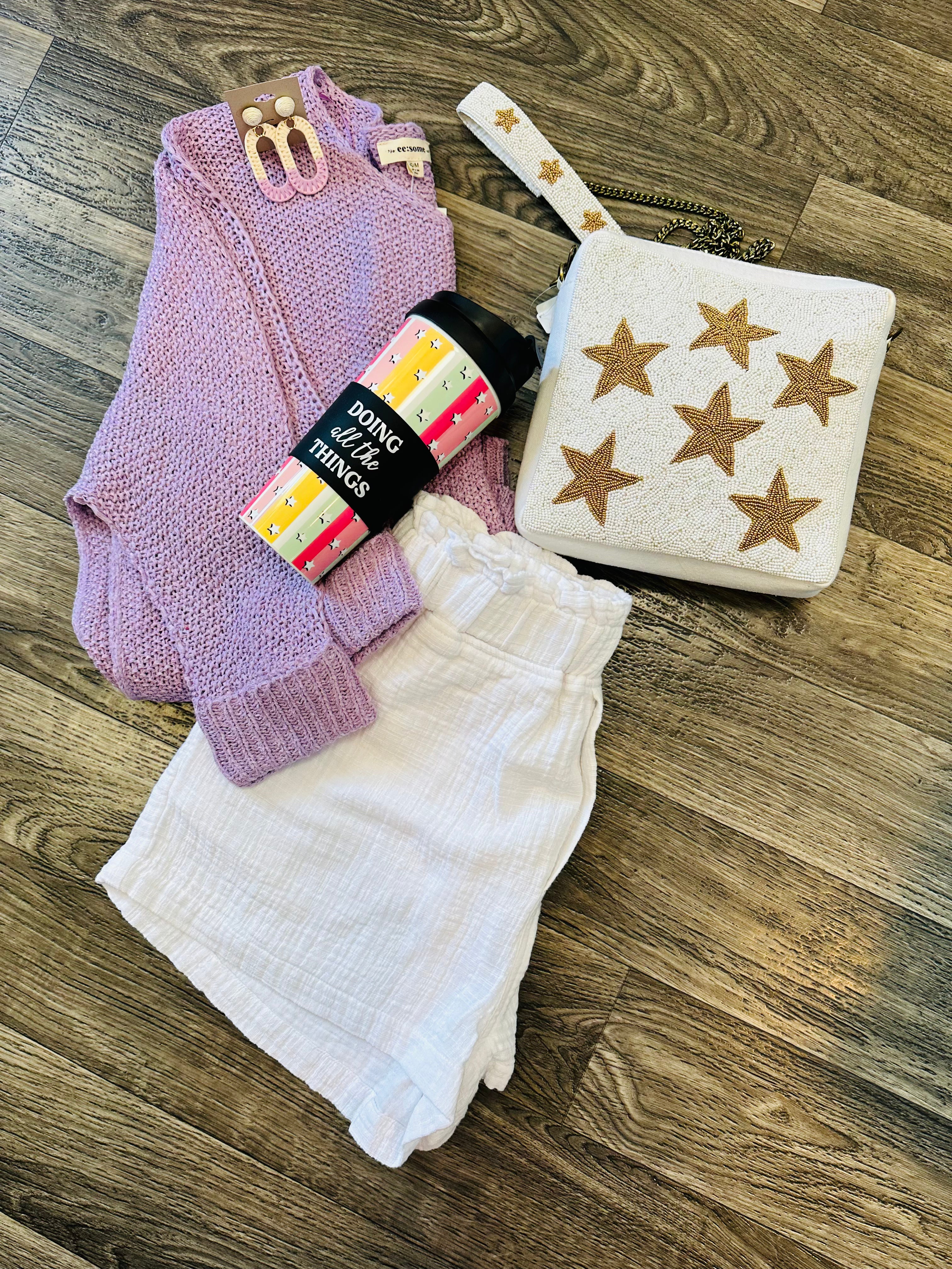 Starry Night Beaded Bag $15