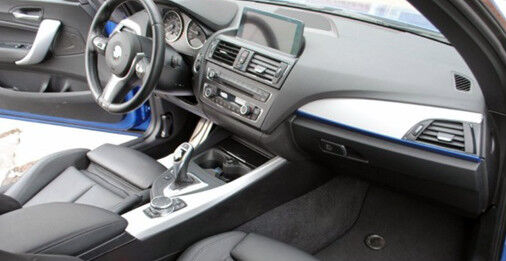 BMW OEM F30 F31 F34 F36 3 & 4 Series Aluminum Hexagon & Blue Interior Trim  Kit