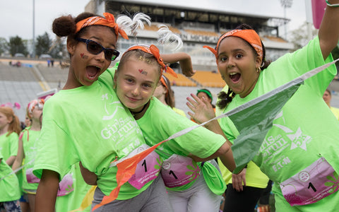 Group of Girls in Green