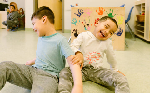 Two Kids Laughing