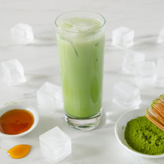 Iced Honey Jasmine Matcha Latte