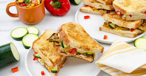Sautéed Vegetable Grilled Cheese