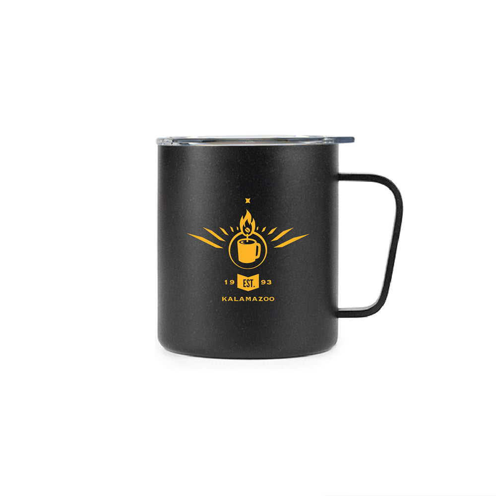 Whole Latte Love Horizon Camp Mug 12 oz in Black