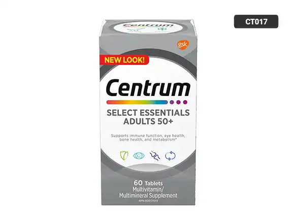 Centrum Select Essentials Adults 50+ 60 Tablets