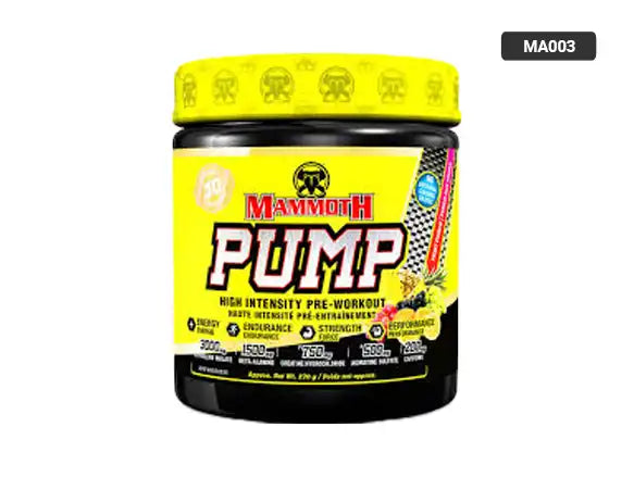 Mammoth Pump Pre-Workout Fruit Punch 270g