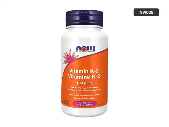 Now Vitamin K-2 100mcg 100 Capsules