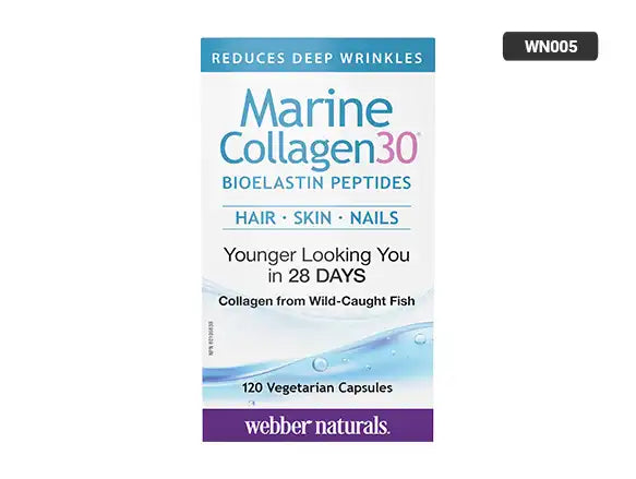 Webber Naturals Marine Collagen30 120 Capsules