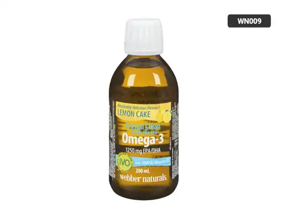 Webber Naturals Omega-3 Lemon Cake Flavor 200ml