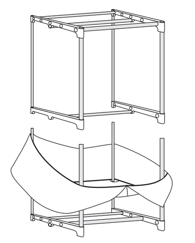 Square Clothes Dryer Installation 3