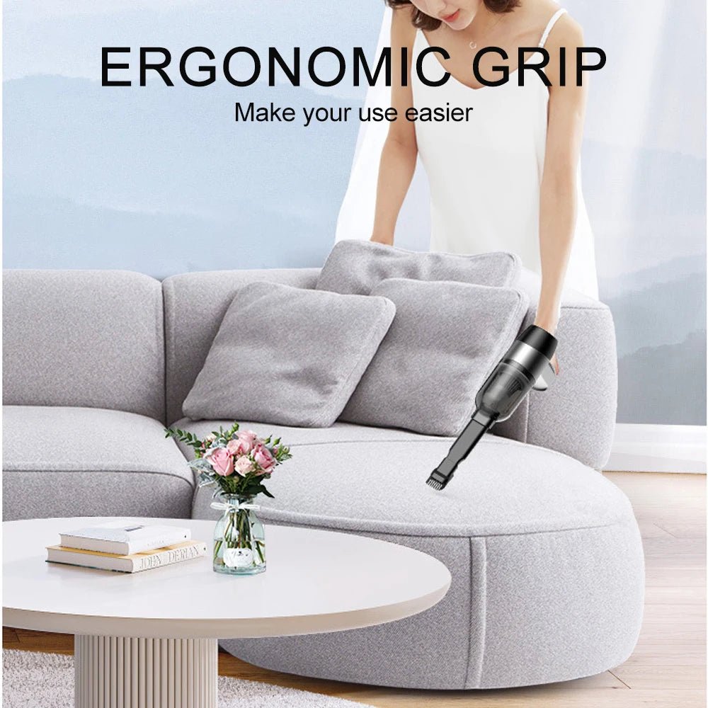 4-in-1 Wireless Car Vacuum Cleaner with Strong 10rpm Suction
