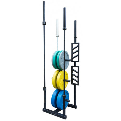 Bumper Plate Tree - 4 Bar Holders - Strength Shop