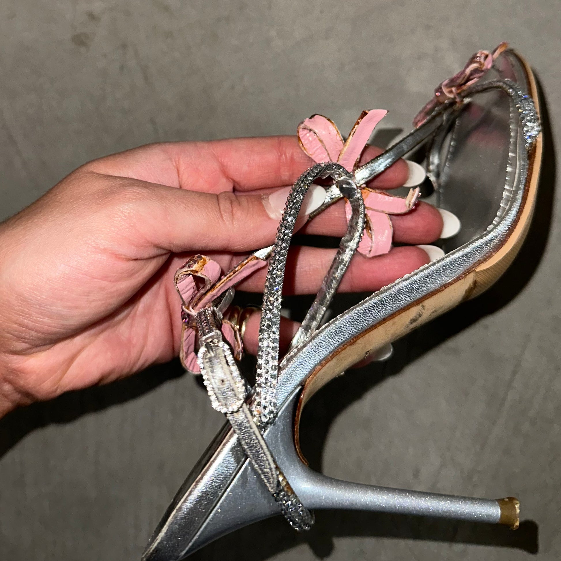 Renee Caovilla Triple Bow Heels – Guzzi Archive