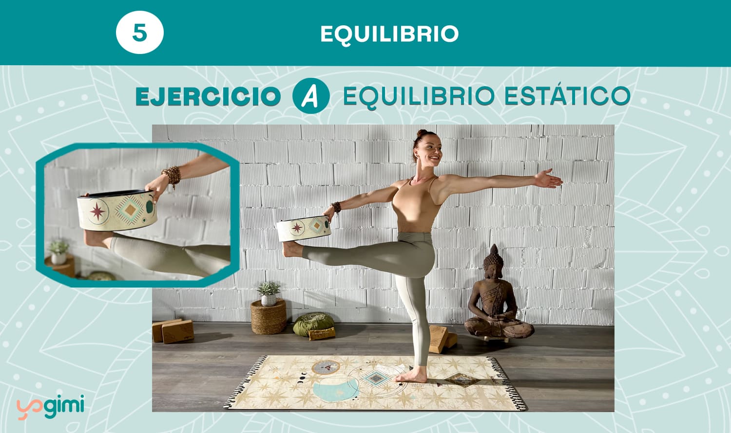 La rueda de yoga: cómo utilizarla para mejorar tus poses