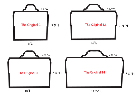 L. May lunchboxes size guide