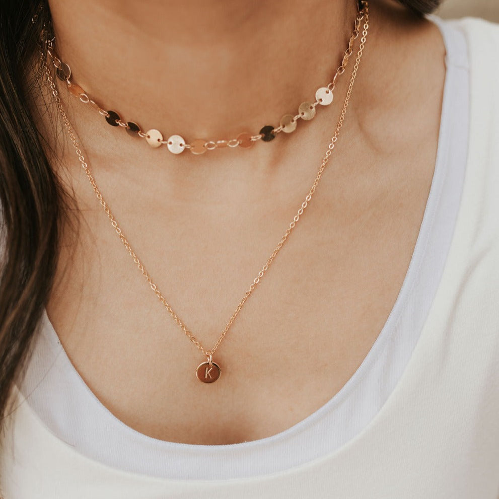 chloe coin necklace