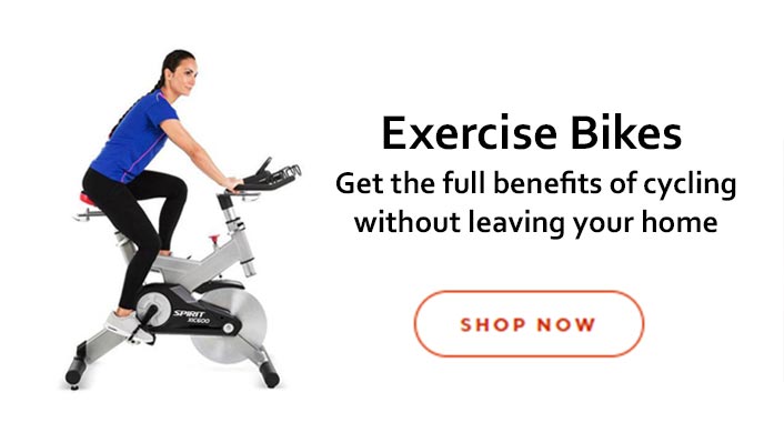 See our range of exercise bikes and upright gym bikes for sale at the home fitness store and get in shape this summer