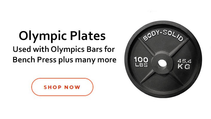 Our range of Home Gym Olympic Weight plates and bars for sale at the home fitness store