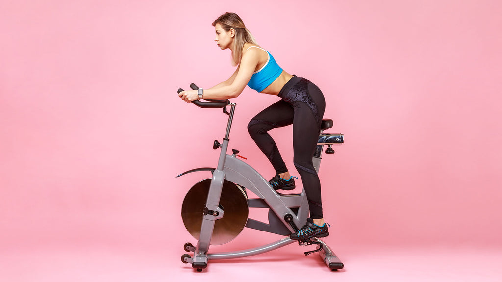 The exercise bike is a great home gym machine