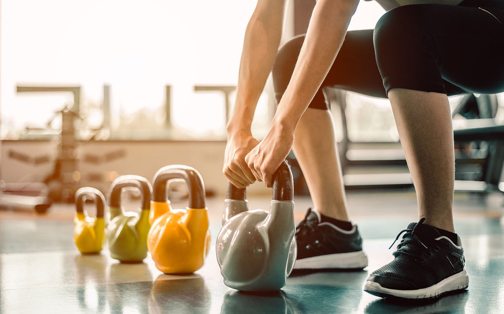 You can undertake deadlifts with kettlebells
