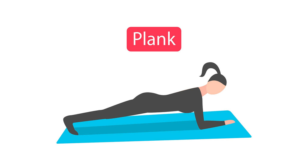 Infographic on how to undertake a Plank