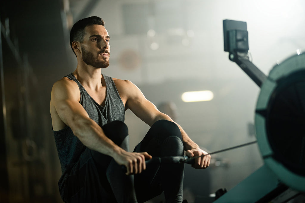 What workout benefits does having a rowing machine bring