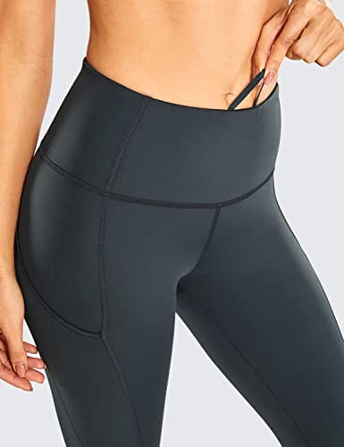 CRZ YOGA Women's Naked Feeling Workout Leggings 25 Inches - High Waisted  Yoga Pants with Side Pockets Melanite – The Home Fitness Corp