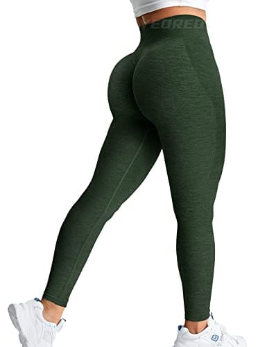 Women's Scrunch Butt Lifting Leggings High Waist Yoga Pants Leggings Gym  Tights High Waisted (Color : Dark Green, Size : Large) : :  Clothing, Shoes & Accessories