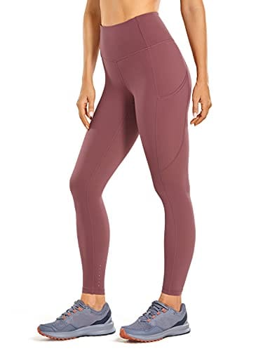 CRZ YOGA Women's Naked Feeling Workout Leggings 25 Inches - High Waisted  Yoga Pants with Side Pockets Sepia – The Home Fitness Corp