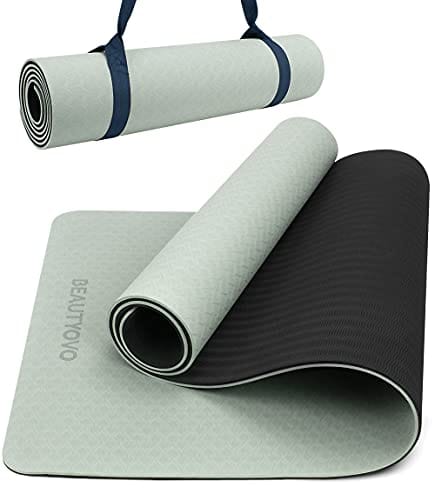 Large Yoga Mat 7'x5'x8mm Extra Thick, Durable, Eco-Friendly, Non-Slip &  Odorless Barefoot Exercise and Premium Fitness Home Gym Flooring Mat by