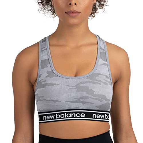 New Balance Women's Racerback Seamless Mid Impact Camo Keyhole Racerback Sport  Bra with Removable Pads – The Home Fitness Corp