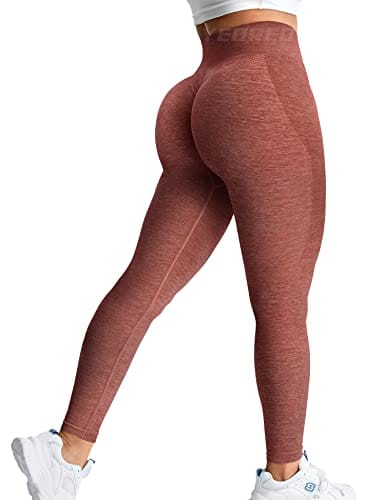 YEOREO Women's Scrunch Booty Lifting Workout Leggings Seamless High Waisted  Butt Yoga Pants Slimming Tights, #0 Ruched 