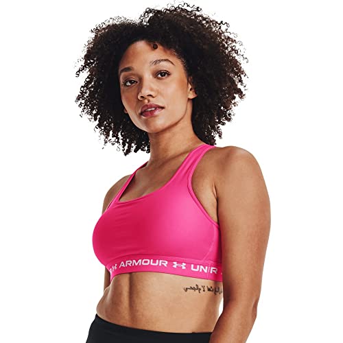 Under Armour Low Crossback Bra (White)-1361033-100