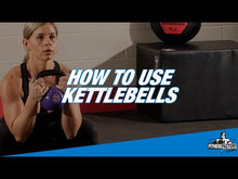 Load and play video in Gallery viewer, Premium Kettlebells with Chrome Handles 5-80 Pounds Weights Kettle Bell Training
