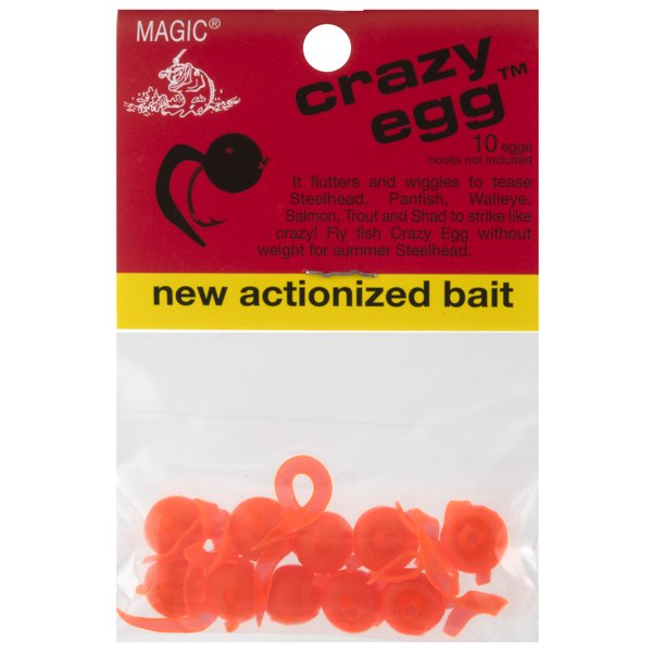 Magic Crazy Egg™ Bait 10 Count Orange