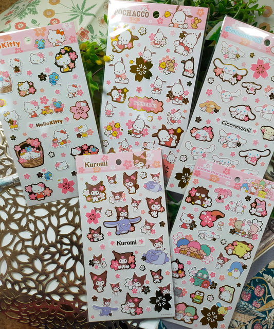 Sanrio characters Big sticker 2021_ Hello Kitty / Little Twin Stars / –  ☆CocoaStars☆ Japanese Stickers