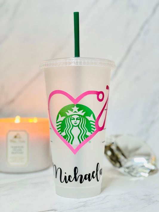 Starbucks Personalized Tumbler - Reusable – Carly's Customs