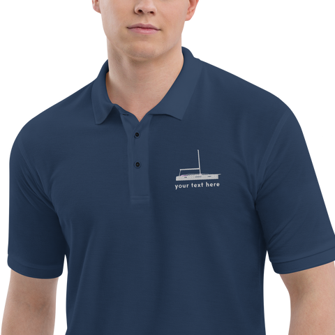 Mariners Customizable Embroidered Design on Polo Shirt – Planes & Sails