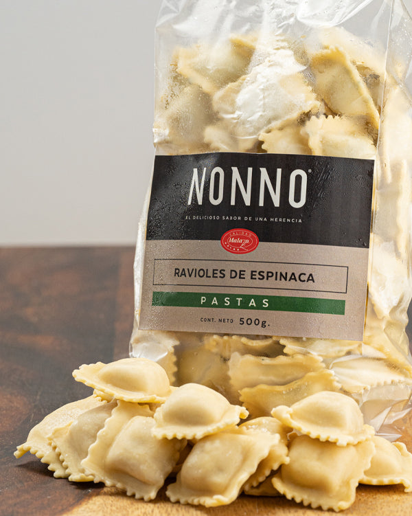 Ravioles de Espinaca c/ Queso – Nonno