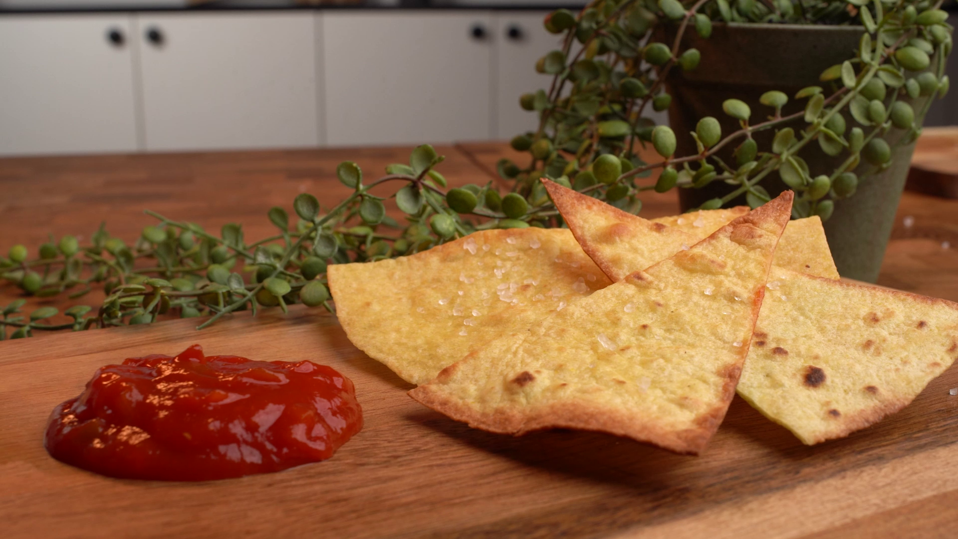 Tortillachips in de airfryer