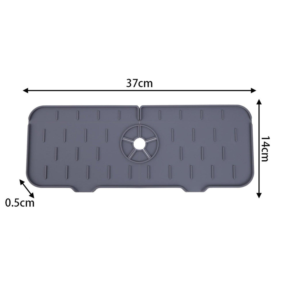 Cheap Silicone Kitchen Faucet Mat Sink Splash Pad Drain Pad Bathroom  Countertop Protector Shampoo Soap Dispenser Quick Dry Tray