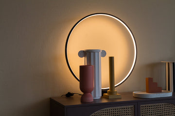 luminous circle table lamp