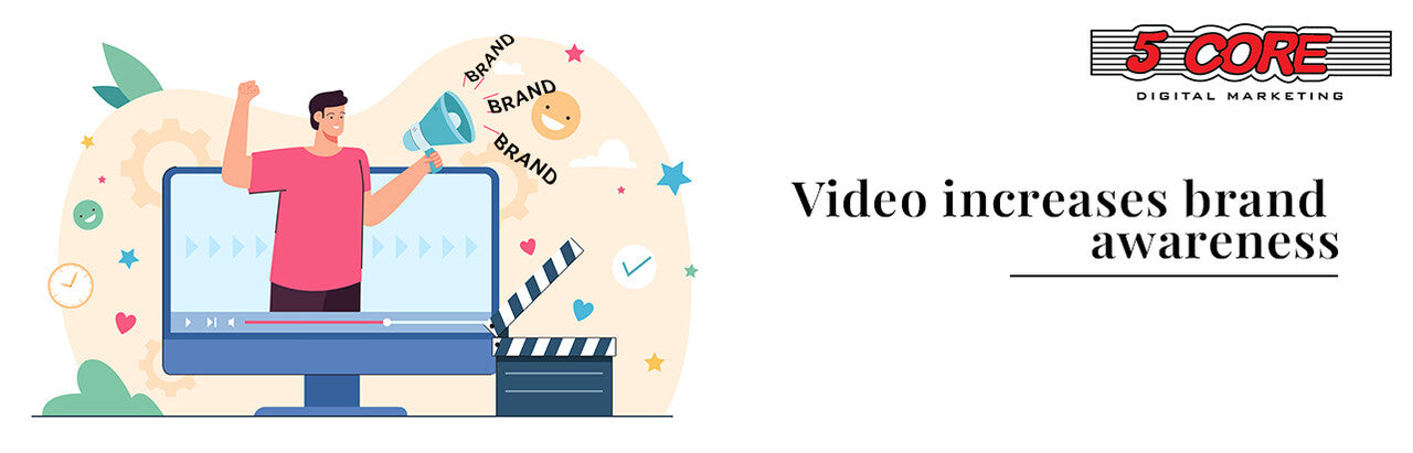 Video increases brand awareness